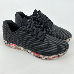 Nobull Black Impact Daisy Floral Trainer Sneakers Shoes Women's 7.5 Men 6